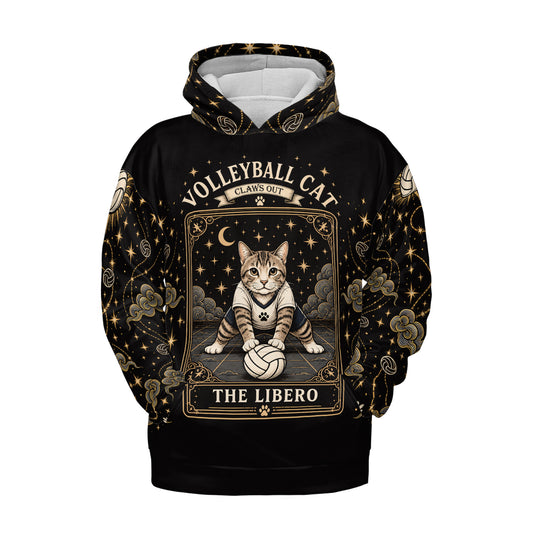 Libero Volleyball Hoodie – Claws Out Cat