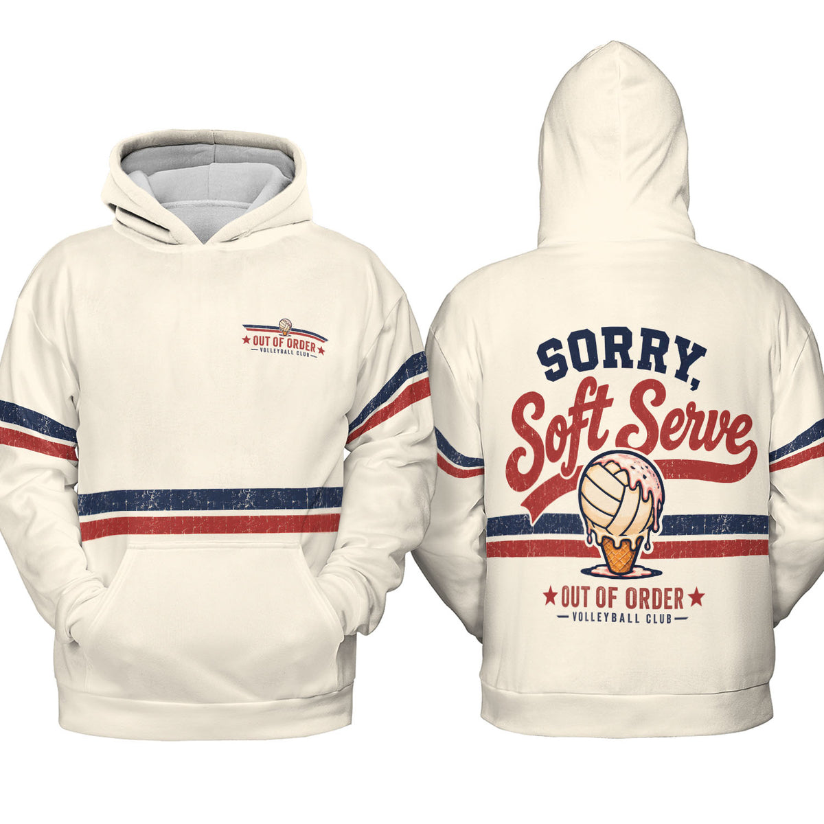 Volleyball Hoodie – Out of Order Club