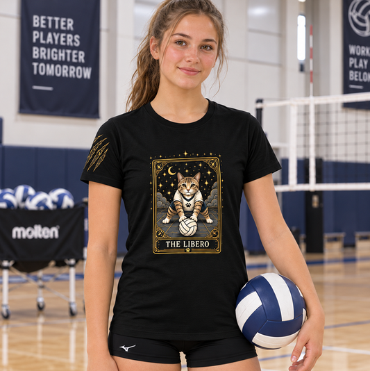 Volleyball T-shirt - Libero Cat