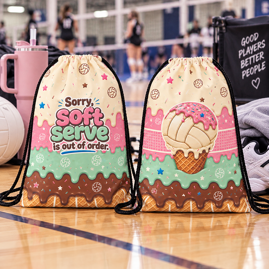 Volleyball Shoe & Knee Pad Bag - Soft Serve