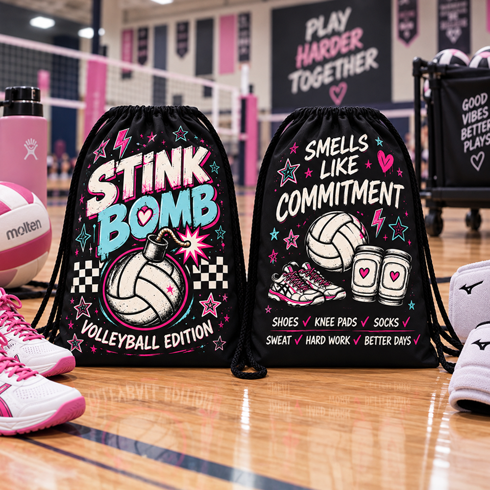 Volleyball Shoe & Knee Pad Bag - Stink Bomb