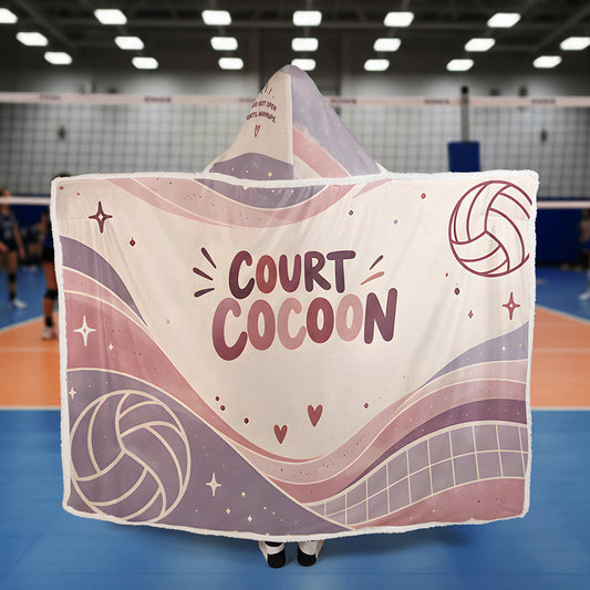 Volleyball Hooded Blanket – Court Cocoon