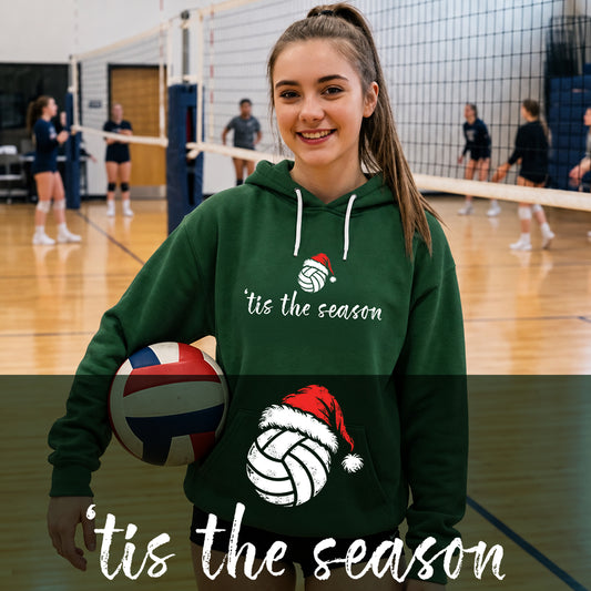 Volleyball Hoodie Classic Tis the Volleyball Season