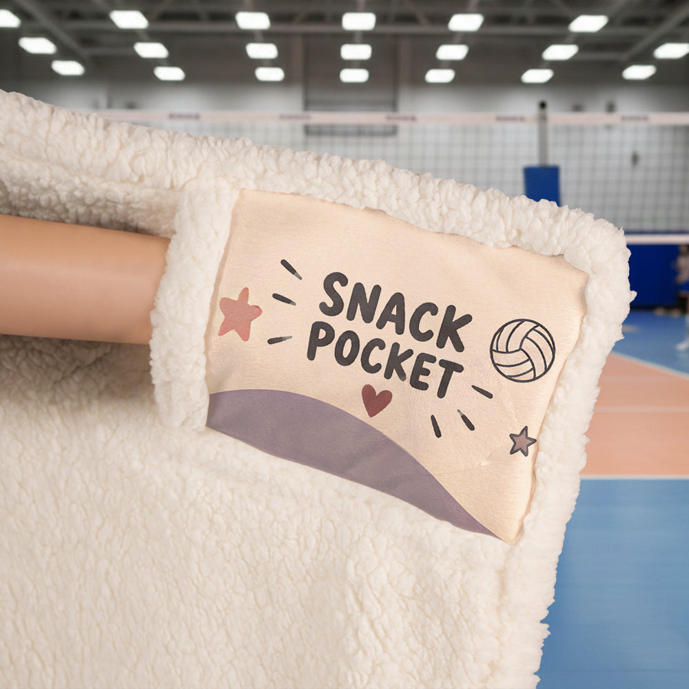 Volleyball Hooded Blanket – Player Recharging