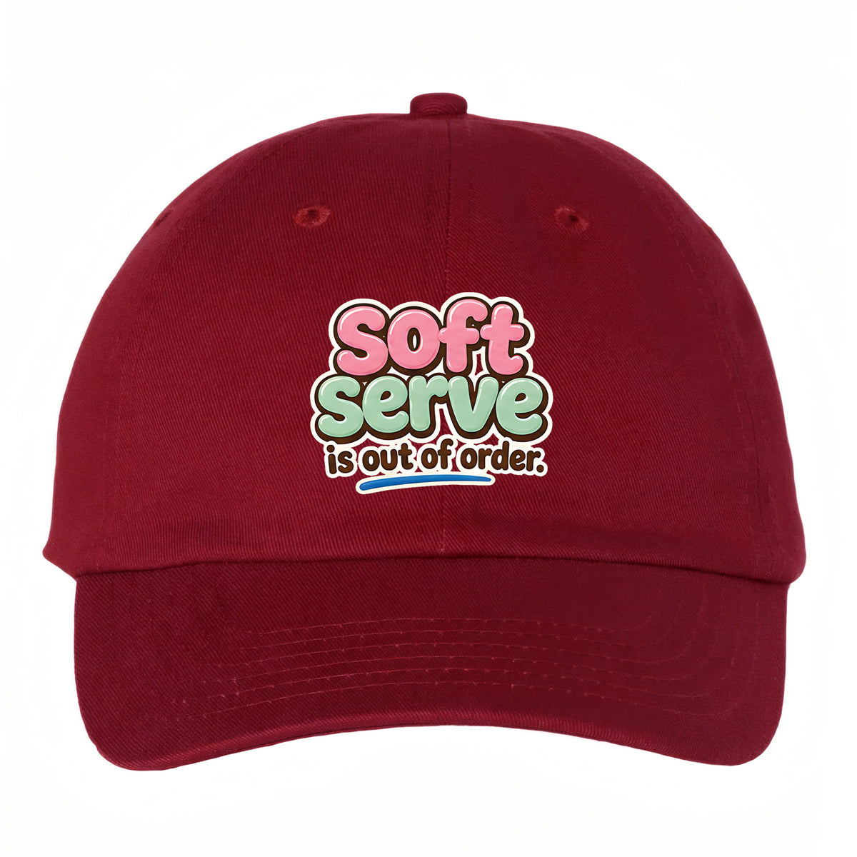 Volleyball Hat – Soft Serve is Out of Order (Made in US)